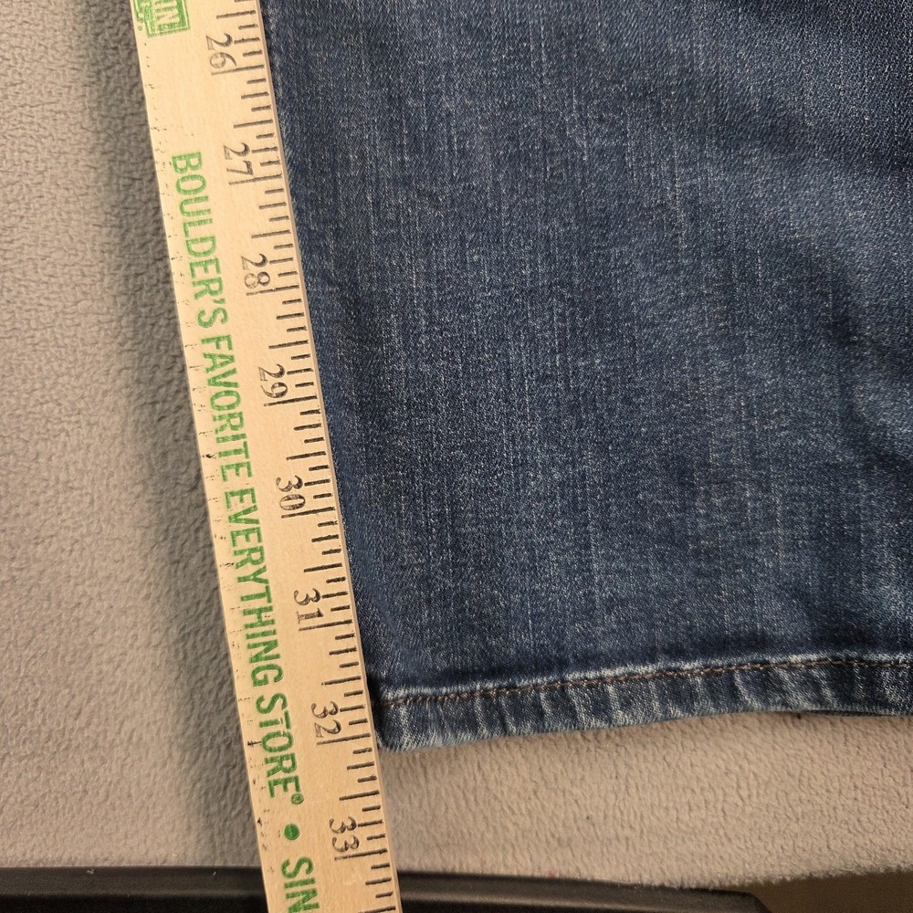 Diesel Larkee Relaxed Jeans Mens 31x34 Blue Stretch Comfort Straight Denim - Picture 8 of 11